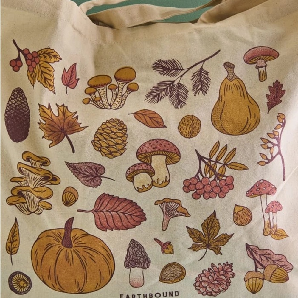 Earthbound EBX Fall Foraging Tote Bag, NWT ππβπ« - Picture 2 of 3